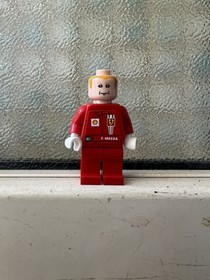 Lego F1 Ferrari Felipe Massa Racers Minifigure Formula One No Helmet