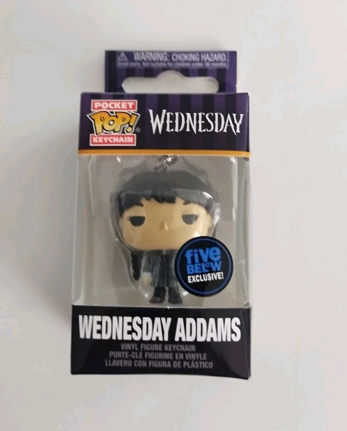 Funko Pop! Keychain: Wednesday Addams Five Below Exclusive / Jenna Ortega
