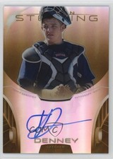 2013 Bowman Sterling Prospect Gold Refractor 50/50 Jonathan Denney Jon Auto 1dl2