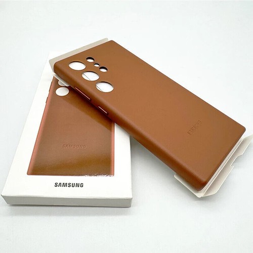 For Samsung Galaxy S24 Ultra Slim Shockproof Cover Luxury OEM Eco-Leather Case - Picture 27 of 28