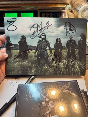 Autographed Cradle of Filth The Screaming of the Valkyries CD signed