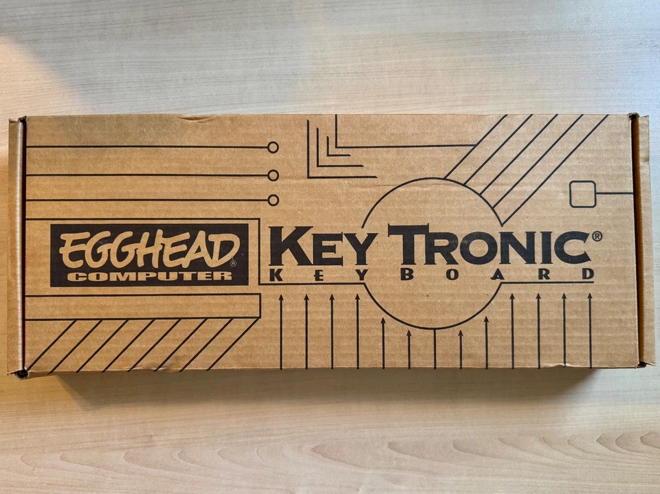 NEW IN BOX PS/2 Egghead KeyTronic Vintage Mechanical Keyboard Model E06105EGG-C - Image 2 of 4