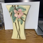 Vintage McCoy Ceramic Matte Finish Vase/planter In Yellow