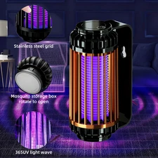 USB Mosquito Kill Light Electronic Fly Bug Insect Zapper Trap Pest Control Lamp