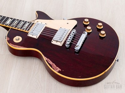 1978 Gibson Les Paul Standard Vintage Guitar Wine Red w/ T Tops | eBay