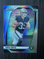 BROCK BOWERS 2024 PANINI PRIZM SILVER PRIZMS RC #315 RAIDERS