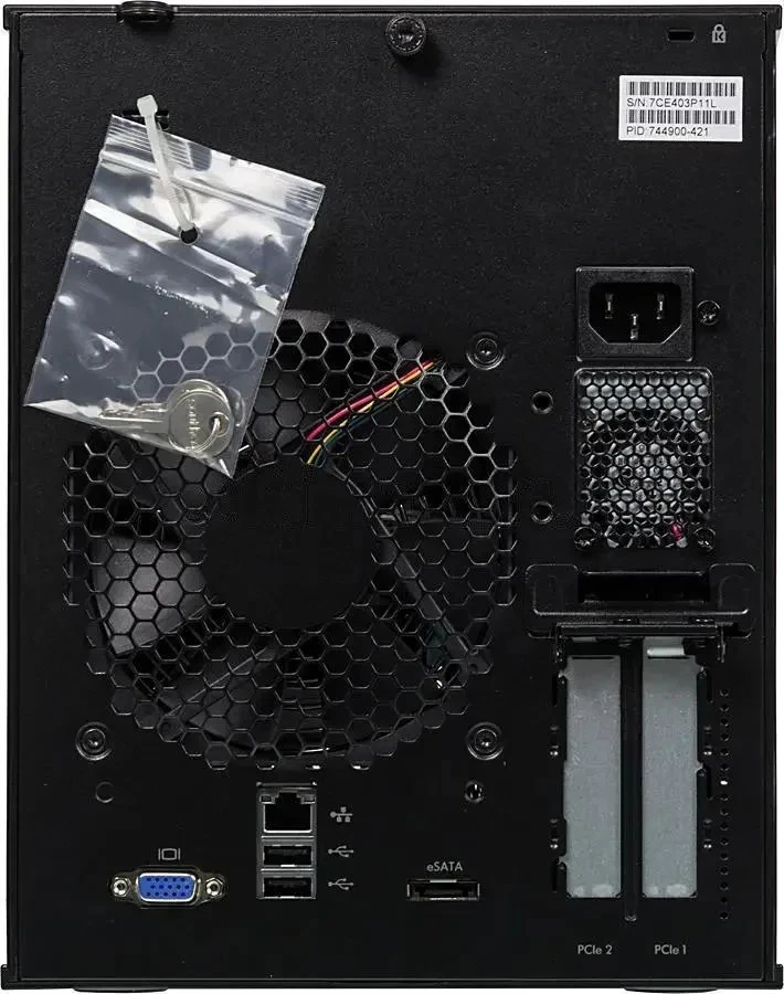 HP ProLiant MicroServer G7 744900-421 AMD TURION II NEO N54L 8GB DDR3 ECC - Immagine 3 di 3