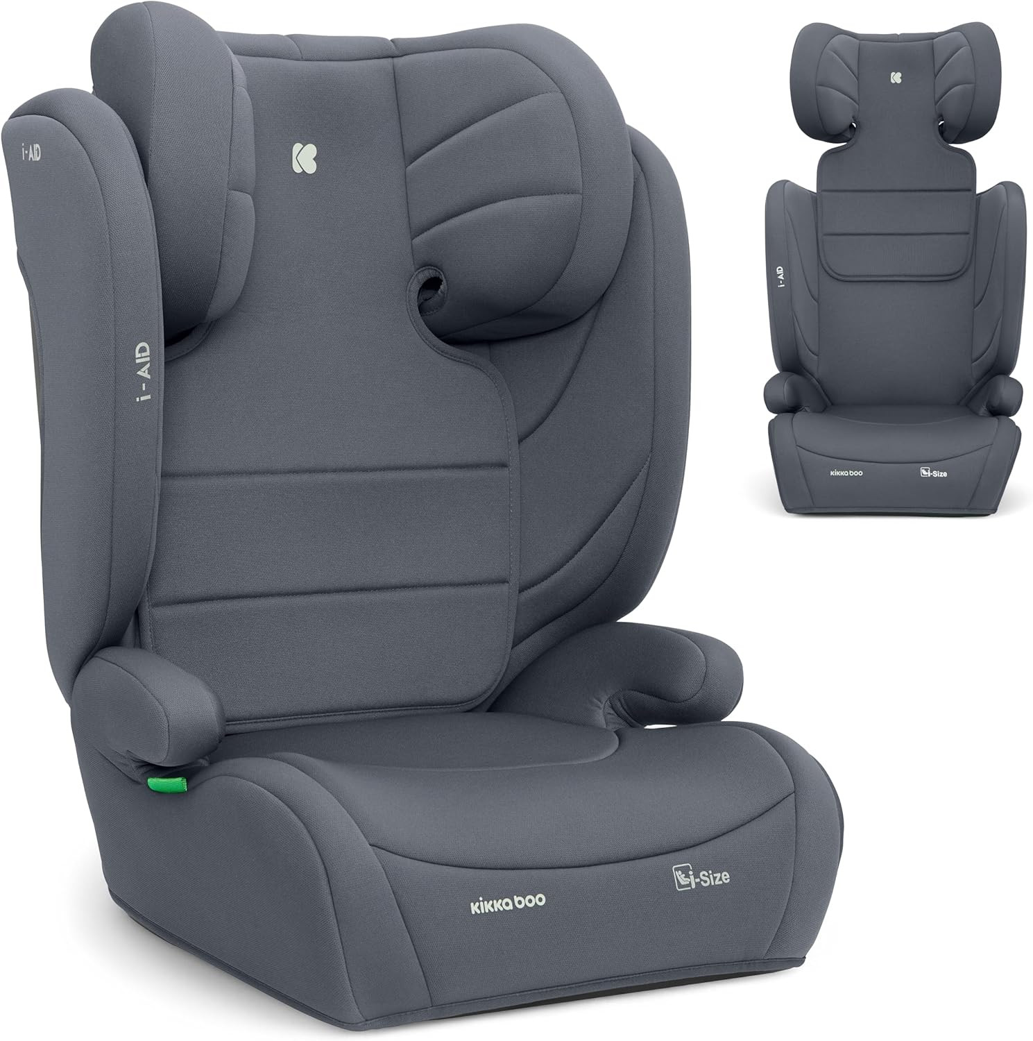 Kikkaboo I-Aid Seggiolino Auto 15-36 Kg, Seggiolino Auto per Bambini, 100-150 Cm