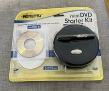 Memorex mini DVD Starter Kit mini DVD-R, Travel Case, Marker, Clean Cloths 2006