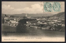 CPA St-Palais B.-P., Vue générale 1905 