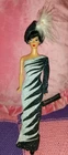 Barbie Vintage 1976 Mego Cher Electric Feathers Dress By Bob Mackie