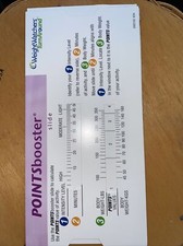 Weight Watchers POINTSfinder Slide Turnaround Calculator.