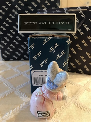 Neu im Karton Vintage 1990 Fitz and Floyd Bunny hohl 1 Stück Salz- oder Pfefferstreuer HÄNDLERBESTAND - Bild 2 von 4