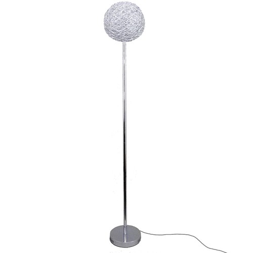 Moderne Halogen- LED Stehleuchte Alissa Alu-Drahtgeflecht Standlampe Dekolampe - Bild 44 von 44