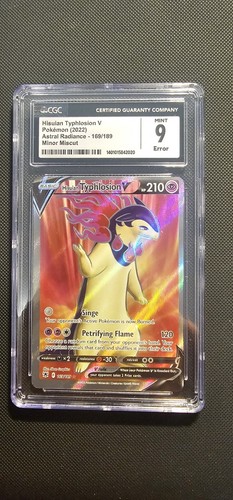 Hisuian Typhlosion V graded CGC 9 for sale on eBay