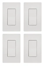 (4 pack) Sylvania SMART+ BlueTooth Wall Switch Works with Amazon Alexa, Google