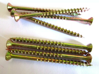 #ad #ad Torx 1 1 4 to 4quot; Star Flat Head with nibs Yellow Zinc Type 17 Outdoor Wood Screw $259.99
