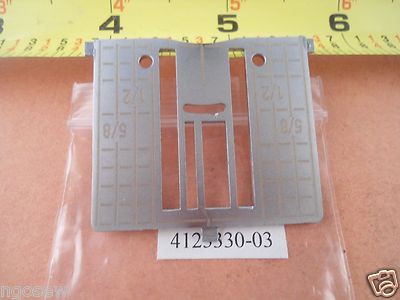 NEEDLE PLATE #4125330-03 VIKING Platinum Srs.,Designer I,II,Quilt Scandinavia Sr