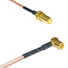 RG316 SMA Female Long to SMB FEMALE ANGLE RF Cable Rapid-SHIP LOT