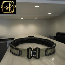 Ranger Green 2-L  Tactical 2 Inch Combat Belt Quick Release Buckle MOLLE Hunting