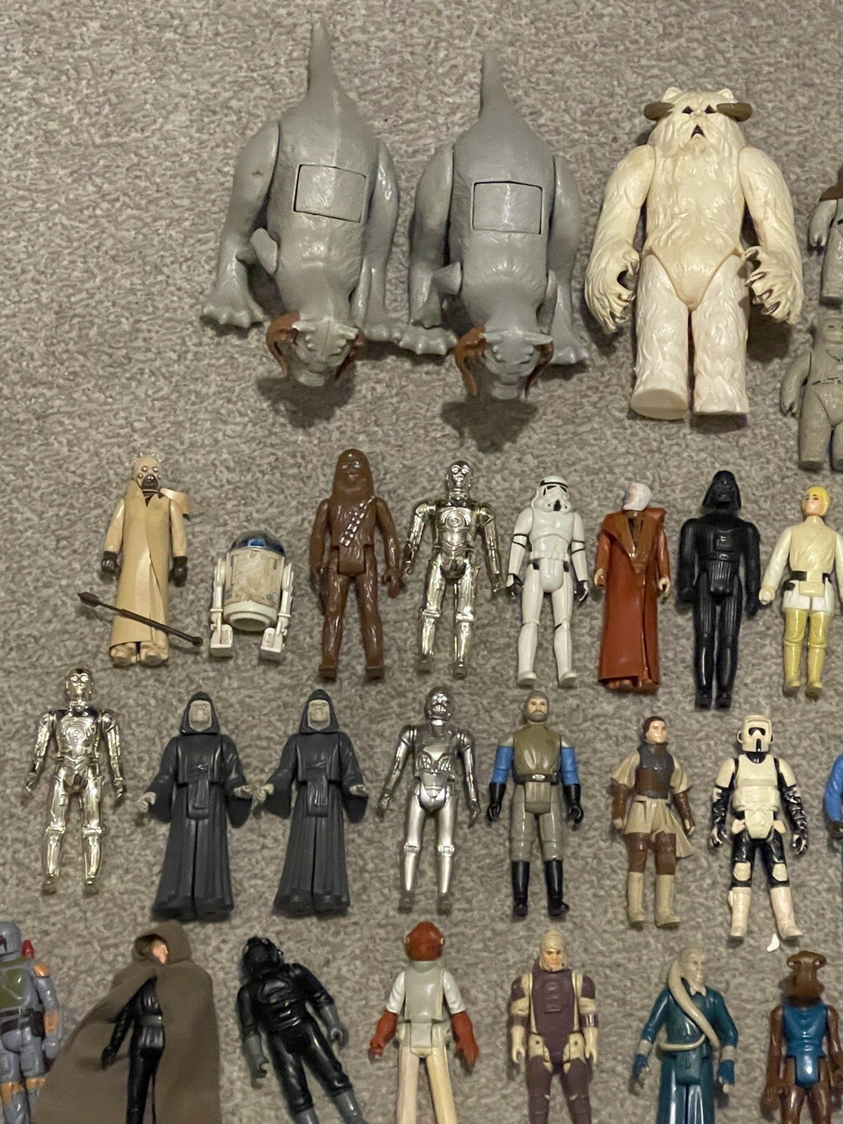 vintage star wars figures job lot bundle eBay