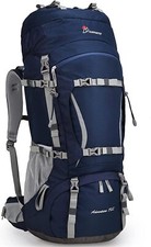 MOUNTAINTOP 70L Internal Frame Hiking Backpack for Men 70l-sapphire Blue