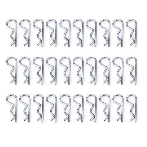 50x RC R Type Body Clip Pin for 1/5 1/8 1/14 1/18 Scale Remote Control Car Shell - Picture 2 of 20