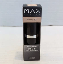 MAX FACTOR Pan Stik - Pan Stick Makeup Nude Ivory 121 UNUSED  (Discontinued)