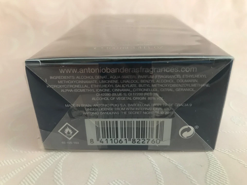 Antonio Banderas La Noche Secreta EDT 100 ml Nuevo Precintado Raro Descatalogado! Foto 2 de 2
