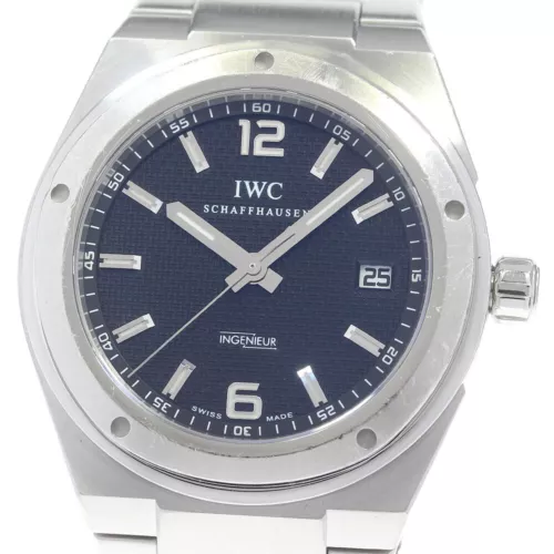 Orologio Uomo Automatico IWC SCHAFFHAUSEN Ingenieur IW322701 Data Quadrante Nero_867777