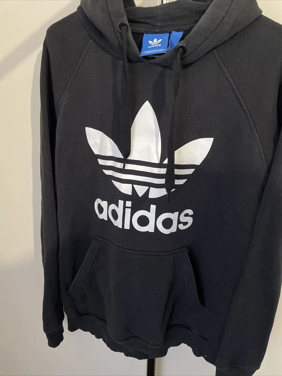 Grey adidas hoodie shop with white logo