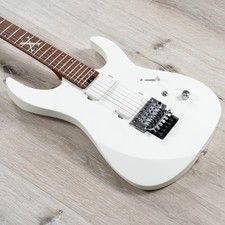 Legator N6xa 10th Anniversary Guitar, Roasted Maple Fretboard, Frost White