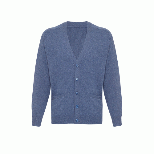 Klassische Herren-Strickjacke aus 100 % Kaschmir - Bild 2 von 6