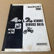 Suzuki 2001 4 Four 2 Two Stroke Service Data Book Manual Genuine 99510-01010-01E