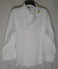Chef Uniform xs Men 2 Pocket Double Breasted Reversable Closure Coat Jacket