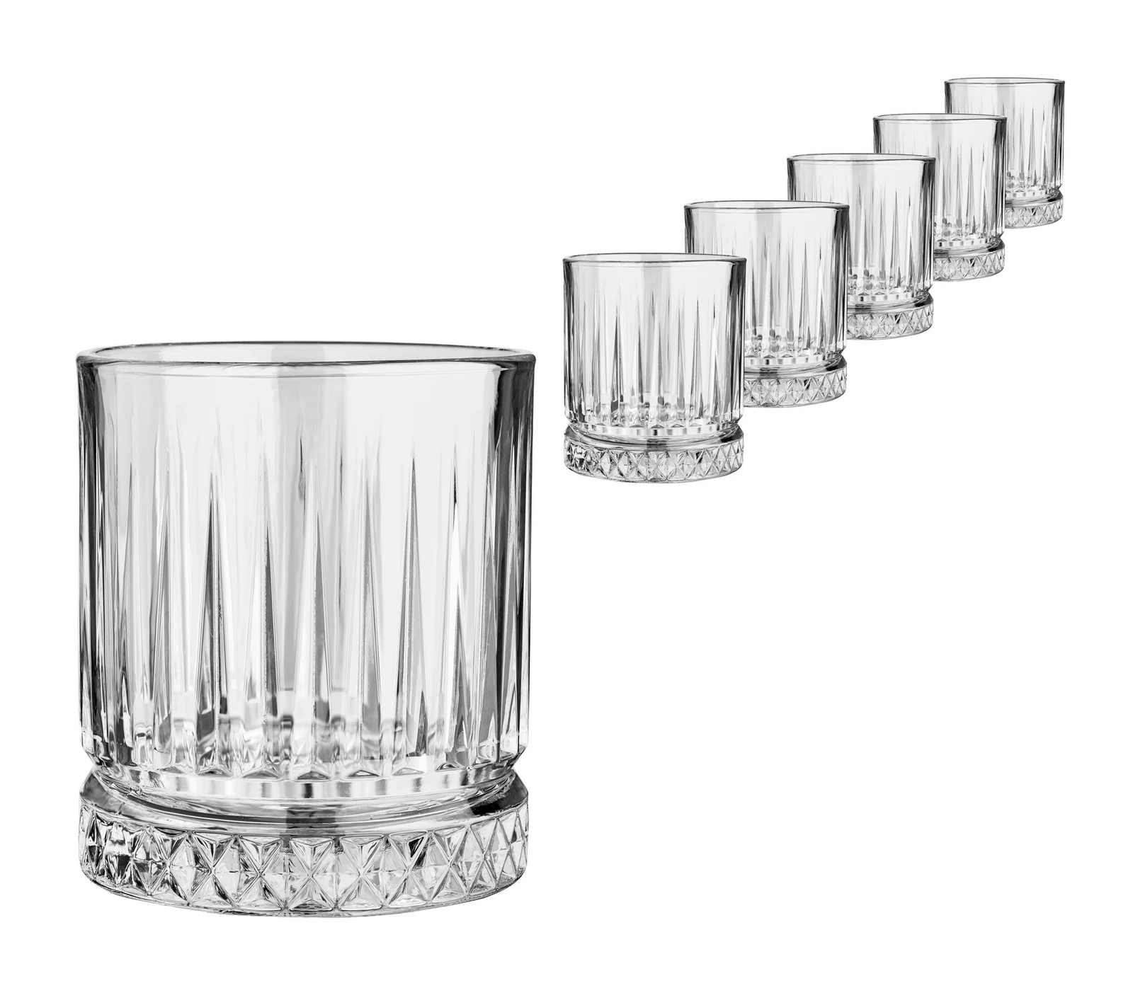 Getränkeglas Kristallglas Whiskyglas 6 er Set 208 ml Transparent Doyalex