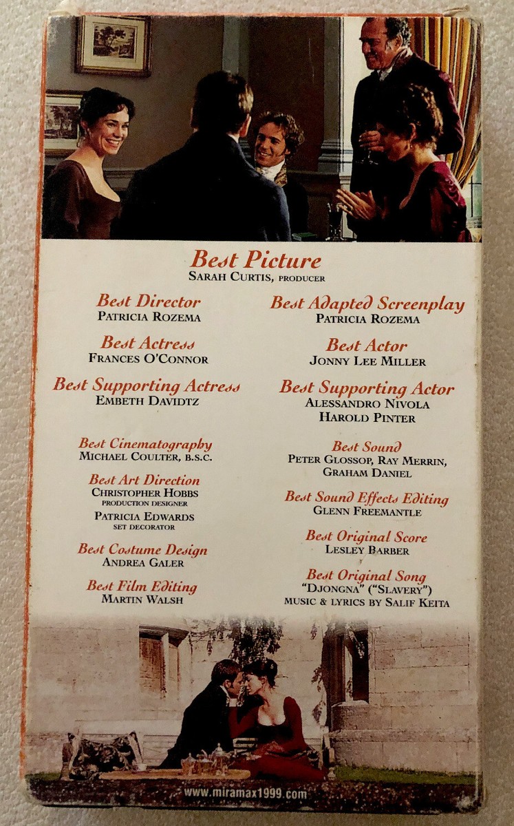 その他 Mansfield Park [VHS] Mansfield Park (VHS, 2000) for sale online | eBay