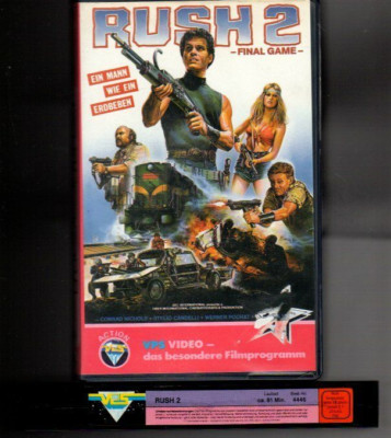 VPS Video  Conrad Nichols  RUSH 2  -Final Game-   VHS Rarität  FSK18 