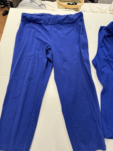 Ruby Rd. Utility Vest & Crops 2 PCs Sleeveless Full Zip Safari Stretch Blue Xl - Picture 3 of 22