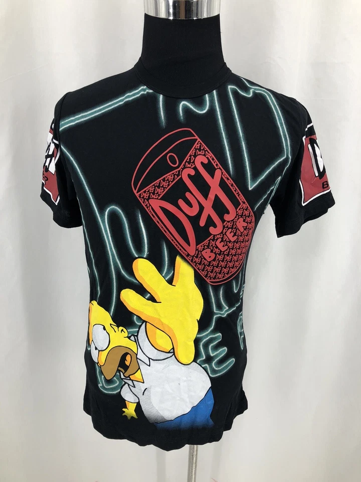 Camiseta Boom Homer Simpsons Duff Beer Mode’s Bar Goma Plástico Gráfico XL Foto 2 de 4