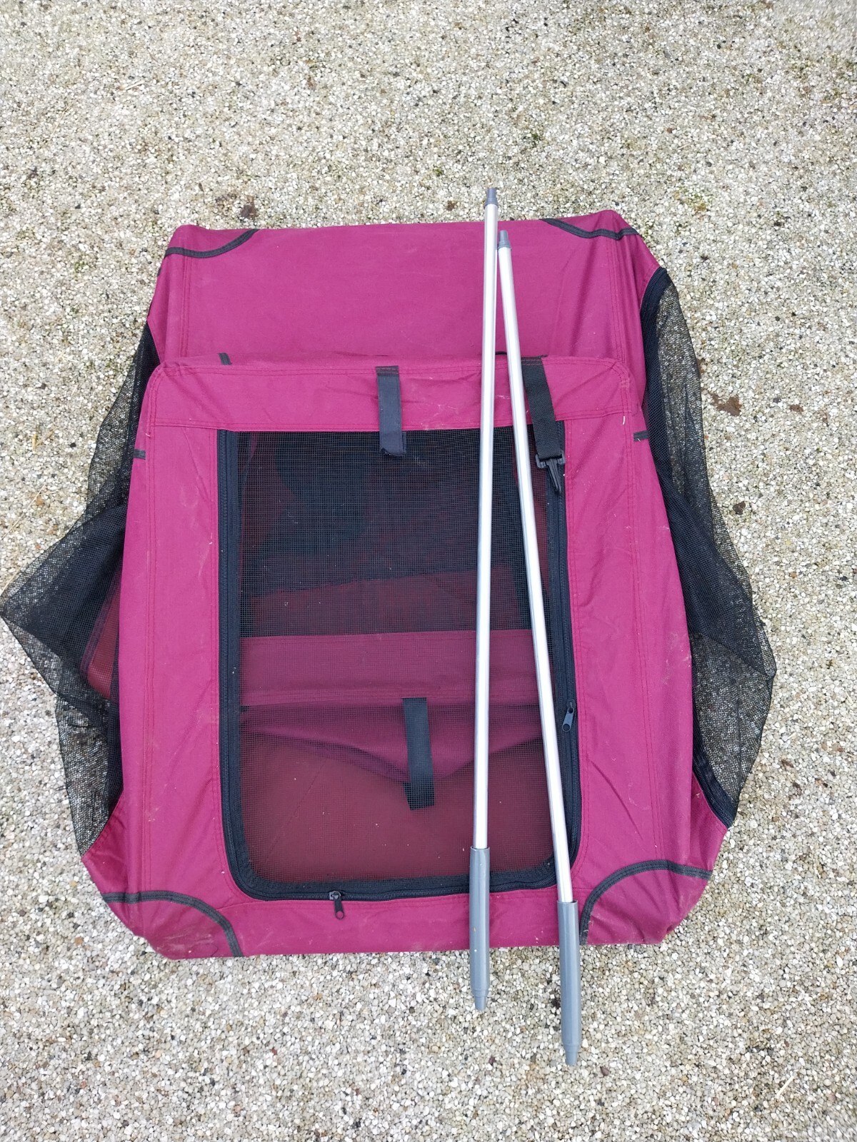 Burgundy fabric pet dog cat kennel indoor cage eBay