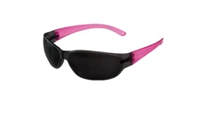 EDGE EYEWEAR AKE156 Savoia Pink Frames with SMOKE Lens Work Glasses Safety