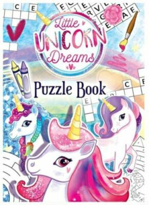 12 Mini A6 Puzzle Books – Colouring & Activity – Party Bag Fillers For Kids – Unicorns & More-1034519