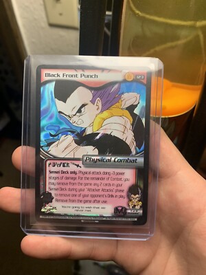 DBZ - CCG - Dragon Ball Z - Buu Saga - Black Front Punch - Gotenks - Holo RARE
