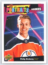 2020 Upper Deck Philip Broberg #P-89    UD Portraits Edmonton Oilers