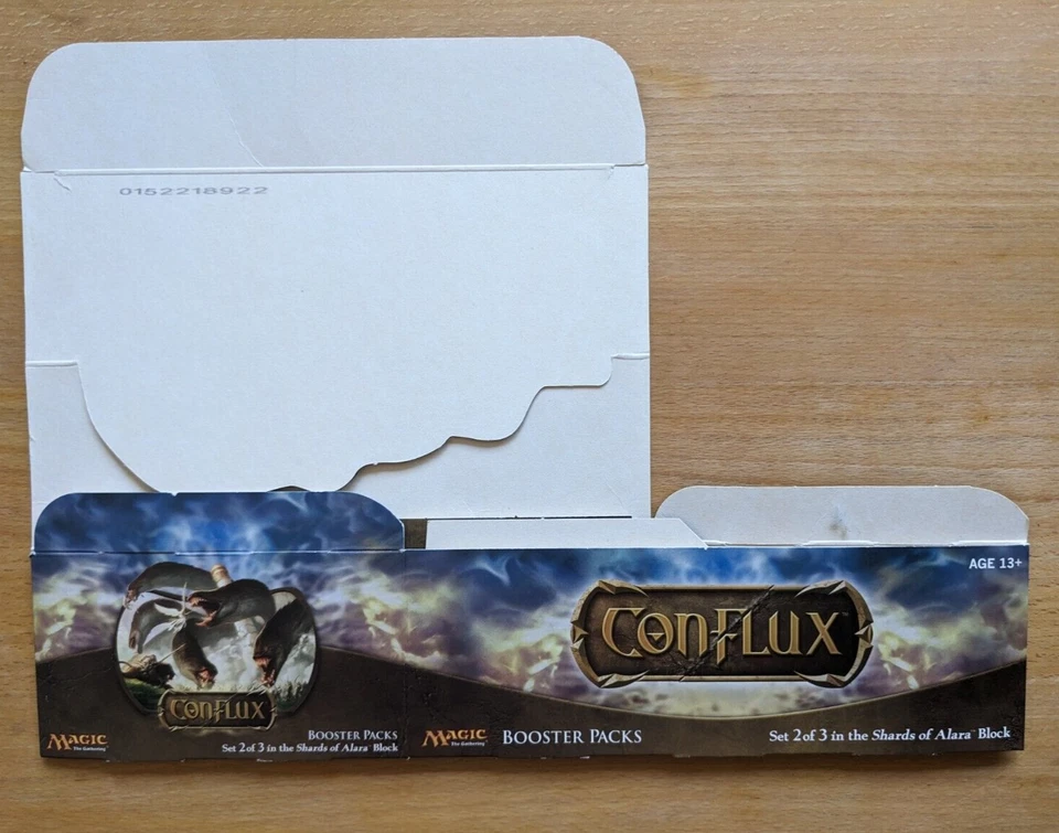 MTG Magic The Gathering Conflux Booster Display Box 2009 English Englisch Leer - Bild 2 von 2