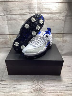Size 12 - Air Jordan 12 Golf Low White Game Royal for sale