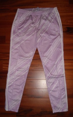 adidas purple glow track pants