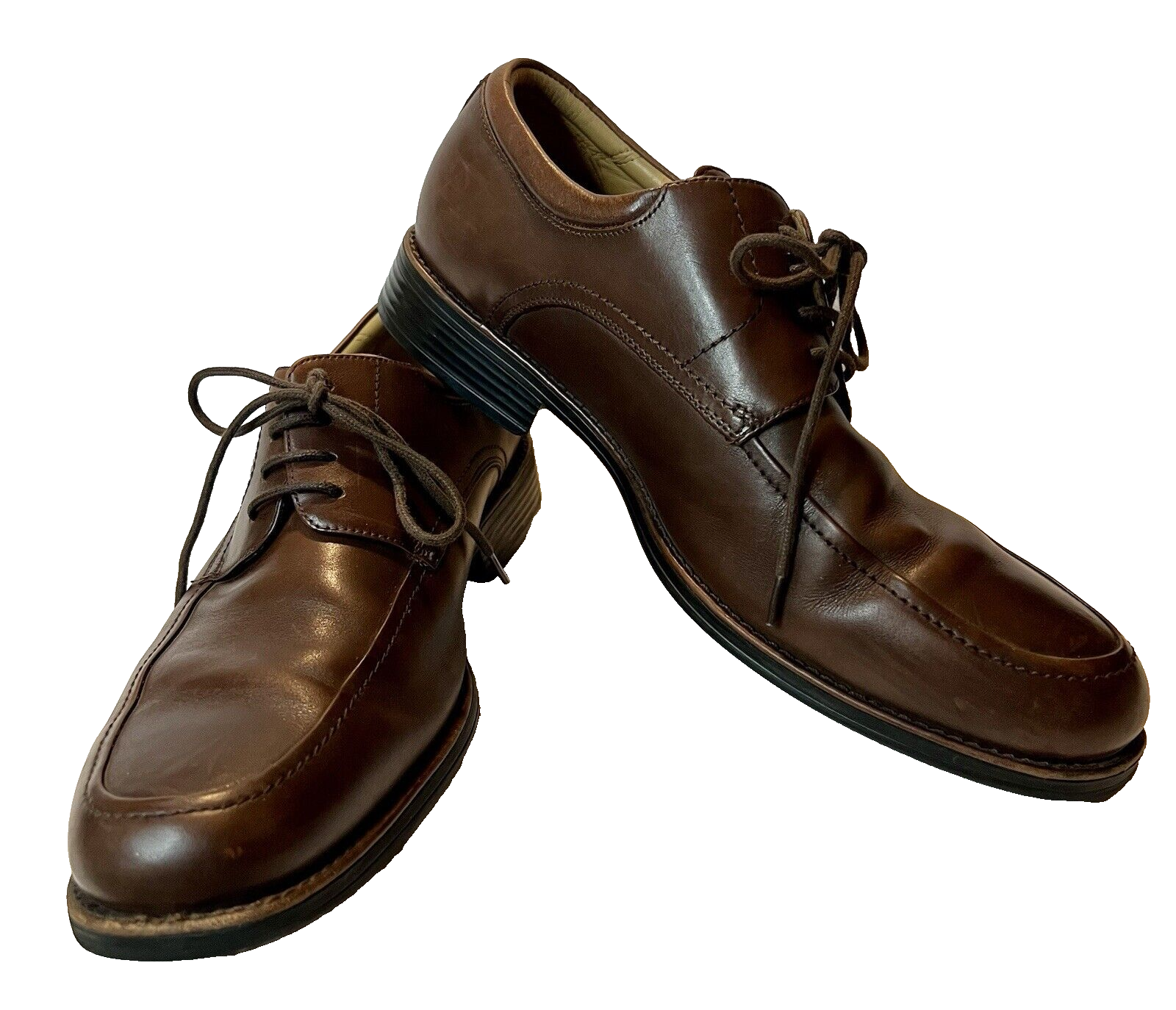 SAOLA Johnston & Murphy uomo Samford pelle di vitello marrone mocassino Oxford 20 7430 taglia 10 5 M