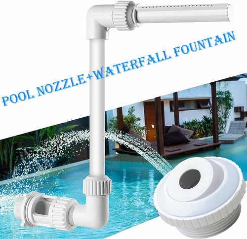 Pool Waterfall Fountain In/Above Ground Swimming Pool Jet Return Fitting Adapter - Picture 15 of 15